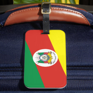 Rio Grande do Sul flag - Brazil Luggage Tag