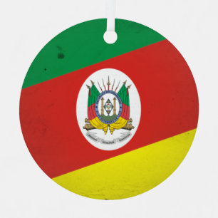 Rio Grande do Sul Metal Tree Decoration