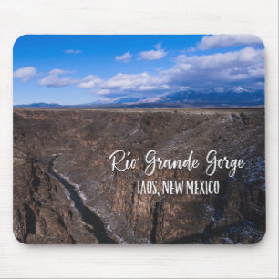 Rio Grande Gorge near Taos, New Mexico Mouse Mat