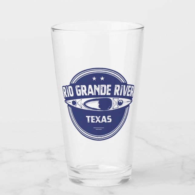 Rio Grande River, Texas Glass (Front)
