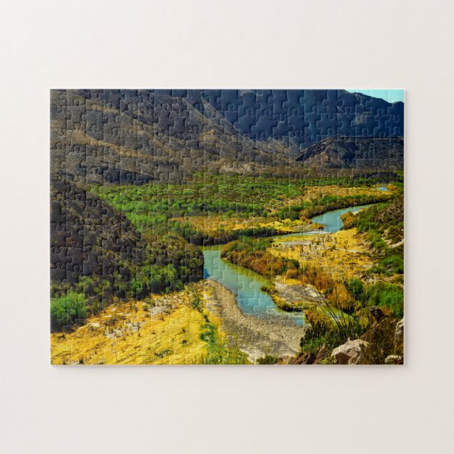 Rio Grande River Texas. Jigsaw Puzzle (Horizontal)