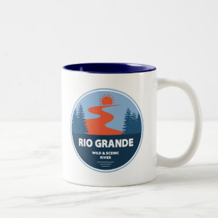 Rio Grande Wild and Scenic River Two-Tone Coffee Mug