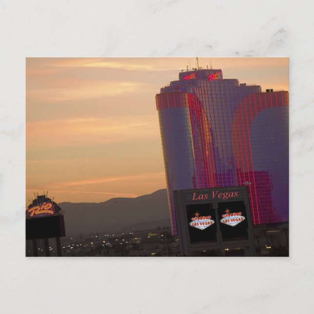 Rio Las Vegas Sunset Postcards (Front)