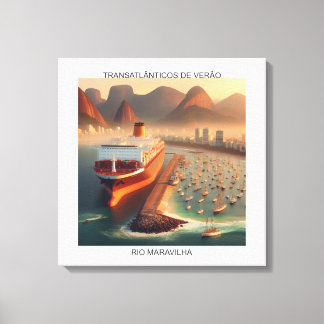 RIO MARAVILHA - On-screen printing Canvas Print