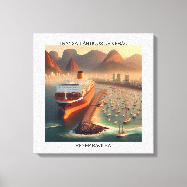 RIO MARAVILHA - On-screen printing Canvas Print (Front)