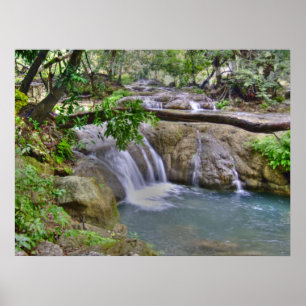 Rio Mesillos in San Luis Potosi, Mexico poster