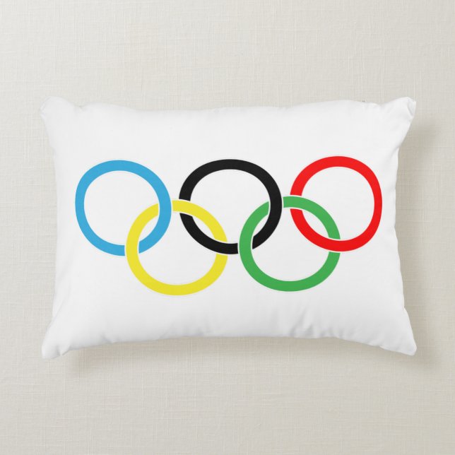 "Rio Olympics Nature Vector Pillow" Decorative Cushion (Front)