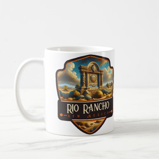 Rio Rancho, New Mexico | Vintage Coffee Mug (Left)