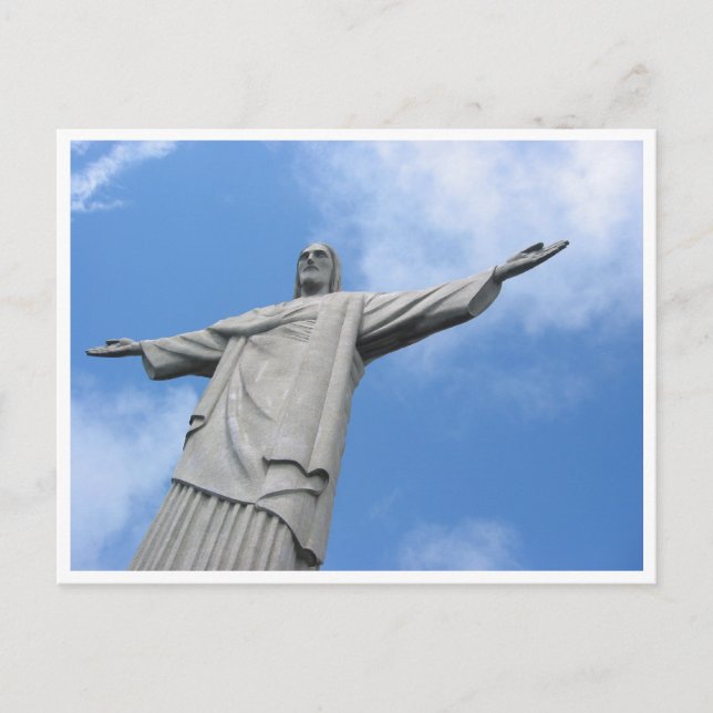 rio redeemer statue postcard (Front)