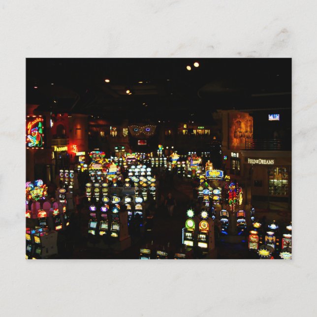 Rio Slot Machines Postcard (Front)