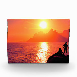 rio sunset photo block