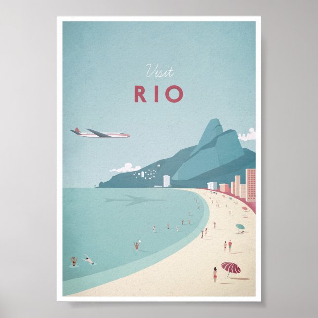 Rio Vintage Travel Poster (Front)