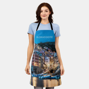 Riomaggiore Cinque Terre La Spezia Italy Panorama Apron
