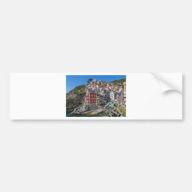 Riomaggiore Cinque Terre Liguria Italy Bumper Sticker (Front)