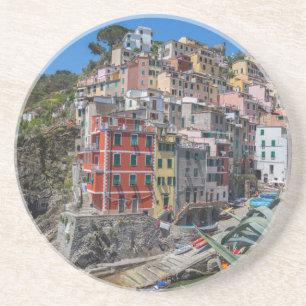 Riomaggiore Cinque Terre Liguria Italy Coaster