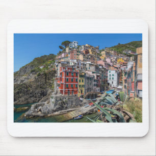 Riomaggiore Cinque Terre Liguria Italy Mouse Mat