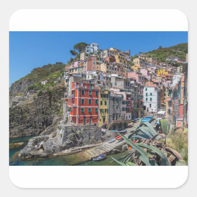 Riomaggiore Cinque Terre Liguria Italy Square Sticker (Front)