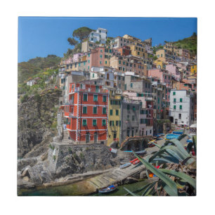 Riomaggiore Cinque Terre Liguria Italy Tile