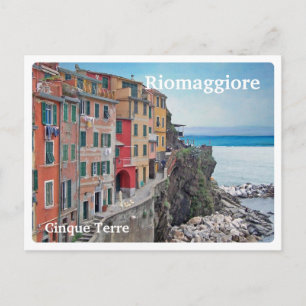RIOMAGGIORE - Cinque Terre  - Liguria - OLD TOWN - Postcard