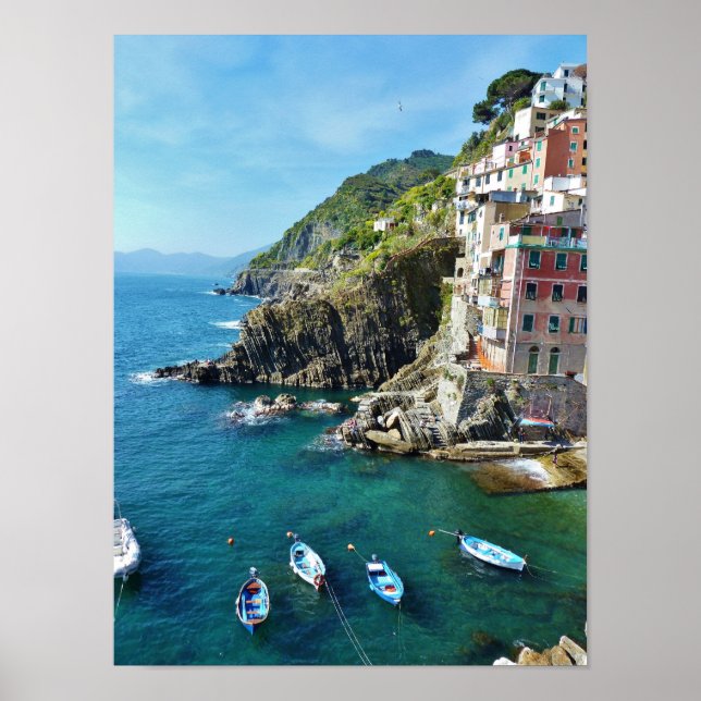 Riomaggiore Harbour Poster (Front)