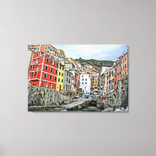 Riomaggiore, Italia  Canvas Print