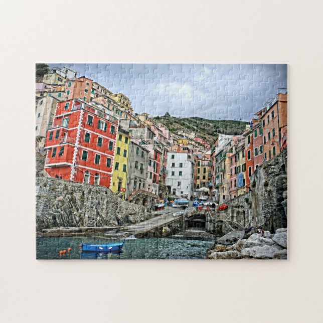 Riomaggiore, Italia -Cinque Terre - 11x14 - 252 pc Jigsaw Puzzle (Horizontal)