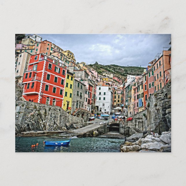 Riomaggiore, Italia - The Cinque Terre Postcard (Front)