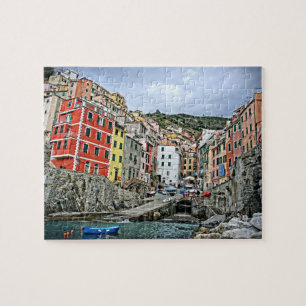 Riomaggiore, Italy - Cinque Terre - 8x10 - 110 pc Jigsaw Puzzle