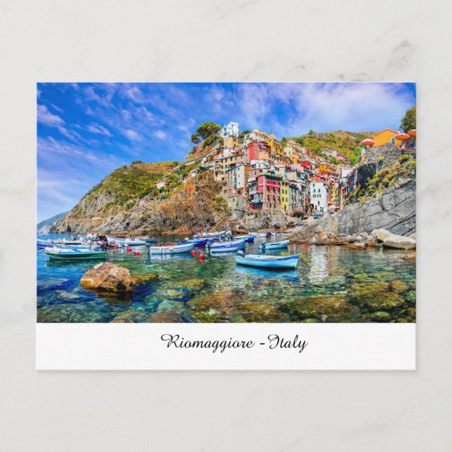 Riomaggiore Italy Postcard (Front)