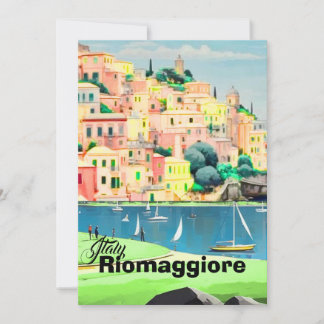 Riomaggiore Italy Travel Postcard | Travel Memory