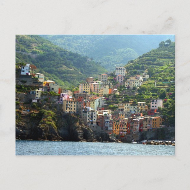 riomaggiore view postcard (Front)