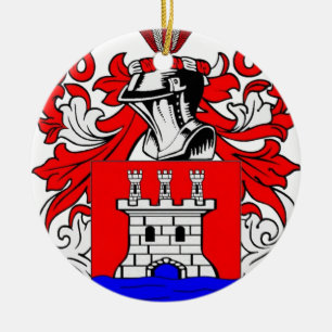 Rios Coat of Arms Ceramic Tree Decoration