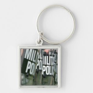 Riot control formation key ring