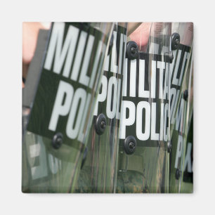 Riot control formation magnet