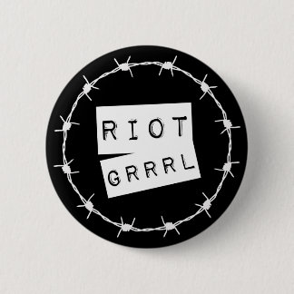 Riot Grrrl Grunge Button Badge