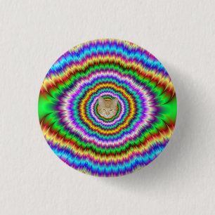 Riot of Colour Eye Teaser 3 Cm Round Badge