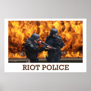 Riot Police Poster