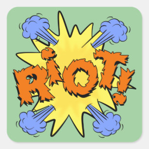 Riot Square Sticker