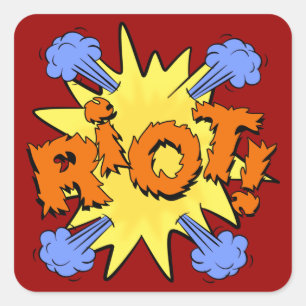 Riot Square Sticker