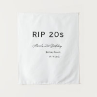 RIP 20s 21st birthday simple minimal brunch date n