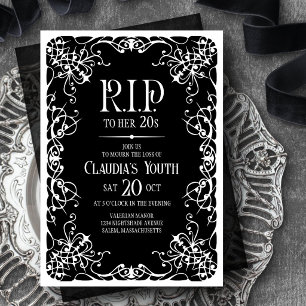 RIP 20s 30s 40s Birthday Invitation