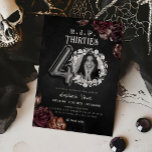 RIP 30s 40th Birthday Death to my Youth Photo Invitation<br><div class="desc">Celebrate the big 4-0 with a touch of humour using our RIP 30s 40th Birthday Death to My Youth Photo Invitation. This unique invite features playful floral accents and a customisable photo, perfect for a "funeral" of your thirties. Easily editable, you can personalise it with all your party details for...</div>
