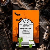 RIP 50s Zombie Horror Halloween 60th Birthday