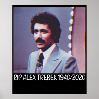 rip alex trebek poster