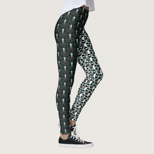 RIP Battery All-Over-Print Leggings (Right)