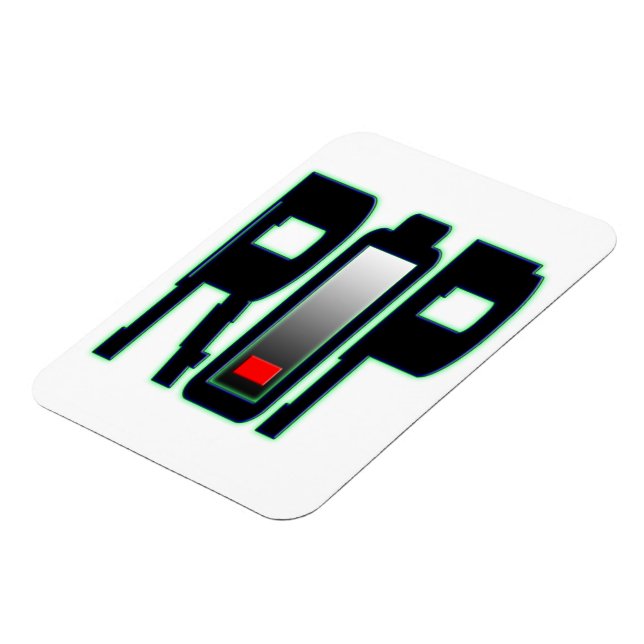 RIP Battery Flexible Photo Magnet (Left Side)