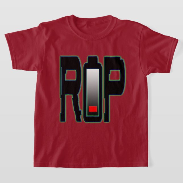 RIP Battery Kids' Basic T-Shirt (Laydown)