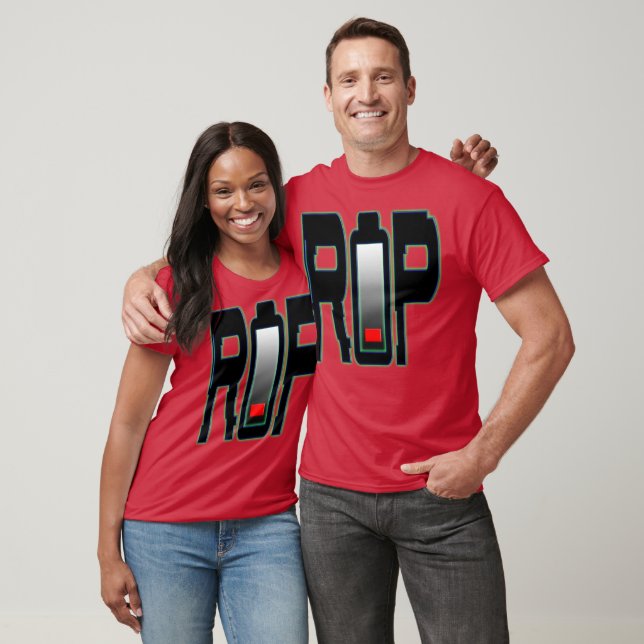 RIP Battery Men's Basic Dark T-Shirt (Unisex)