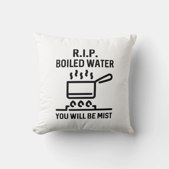 Rip Boiled Water Cushion (Front)