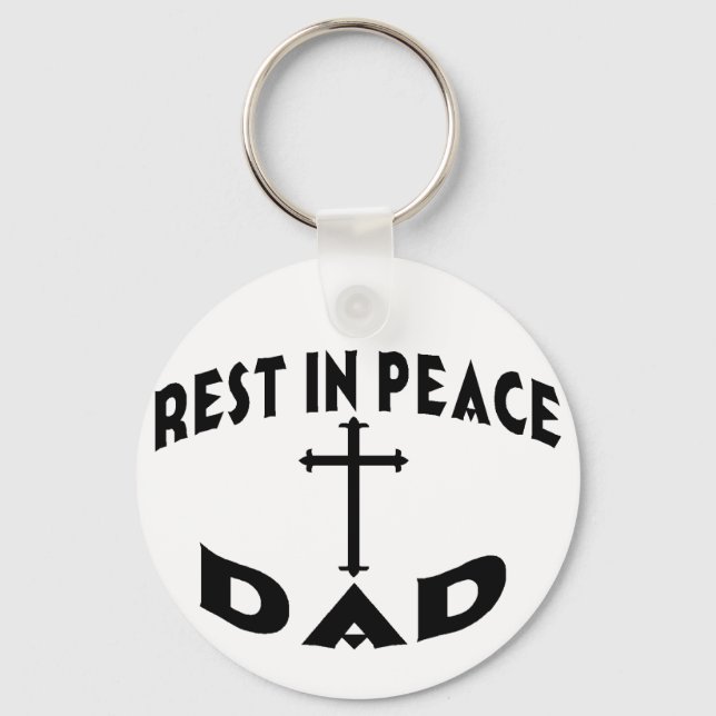 RIP Dad Key Ring (Front)